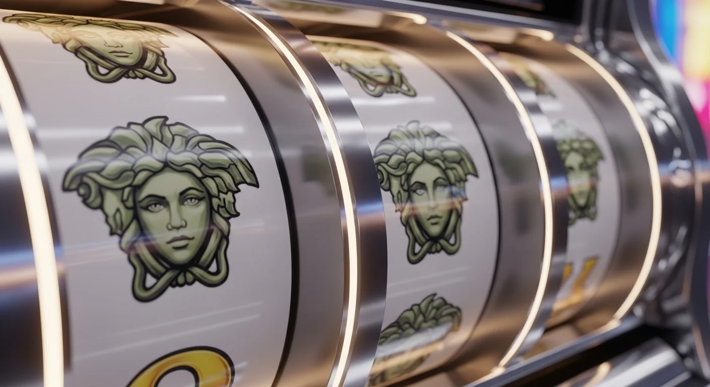 Stone statue in a mythological slot game